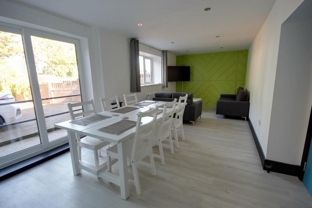 A spacious and bright modern living room, perfe...