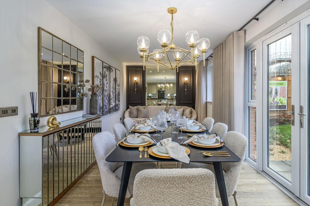 Dining area in 4 bedroom Balloch house type