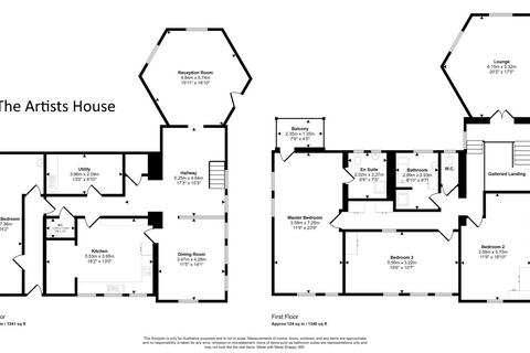 6 bedroom detached house for sale, The Artists House & The Annex, Stoney Hills, Alnwick, Northumberland, NE66 2AB