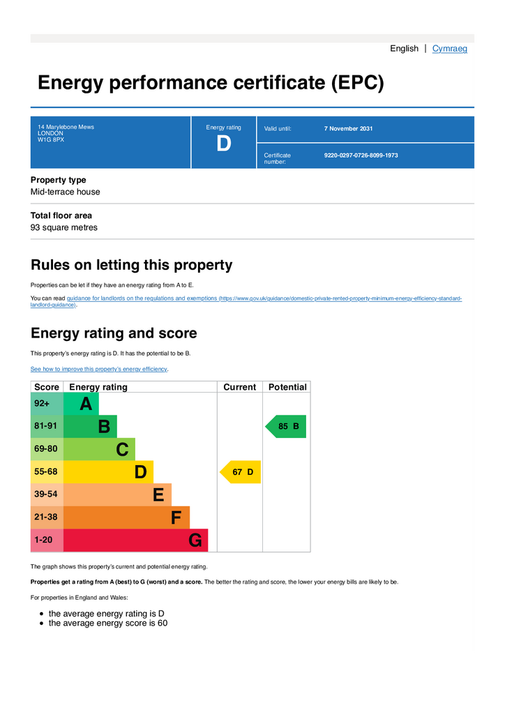 Energy Performance Certificate