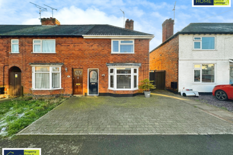 2 bedroom end of terrace house for sale, Baldwin Avenue, Wigston, Leicestershire