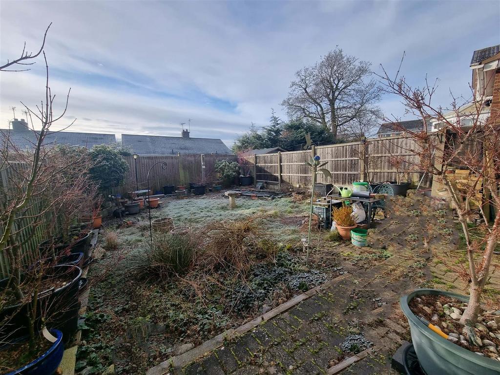 South facing rear garden