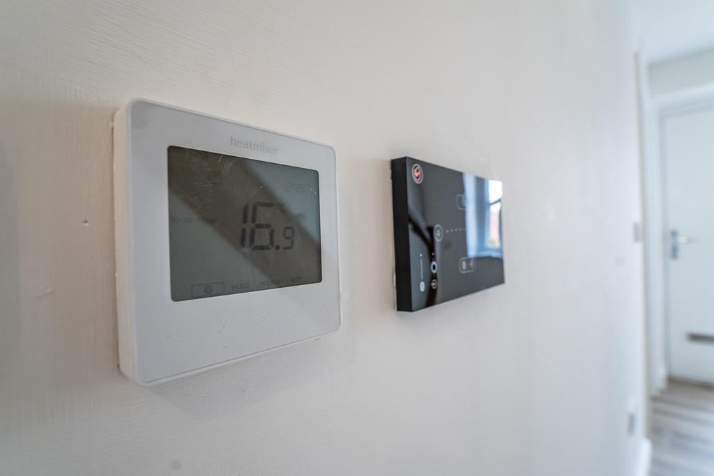 Underfloor heating downstairs
