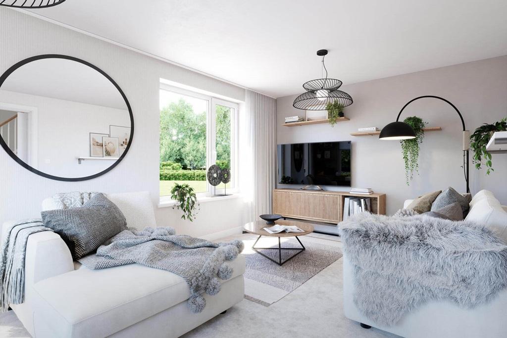 A bright open lounge give you the space to...