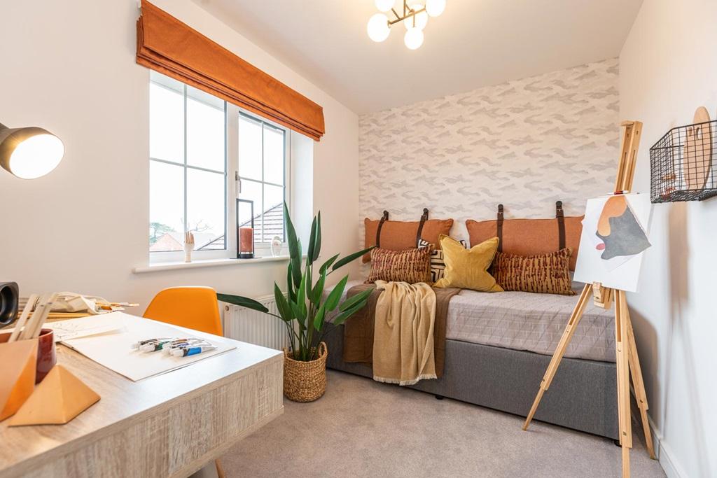 Bedroom 3 can be used as a nursery, study or...