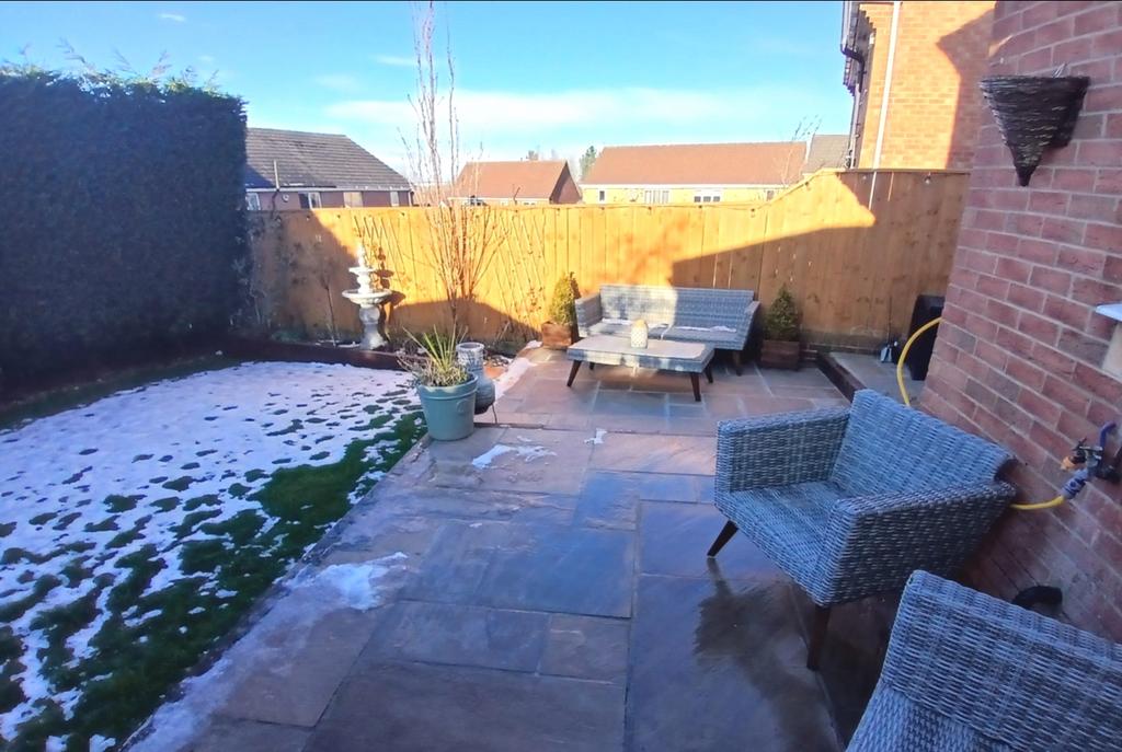 Rear garden