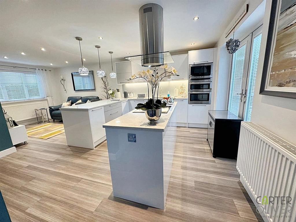 Open plan kitchen area