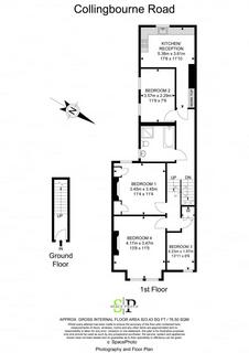 4 bedroom flat to rent, Collingbourne Road, Shepherds Bush, London, W12