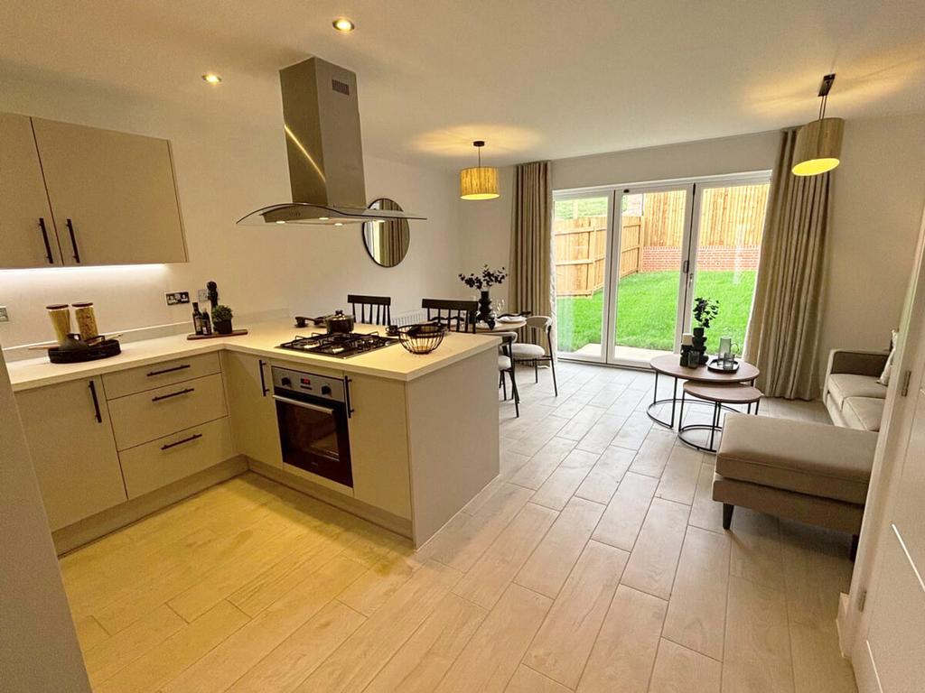 The Astbury - Kitchen/Living/Lounge Area