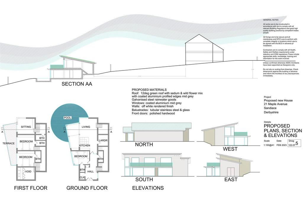 05 PLANS SECTION ELEVATIONS 100 SCALE AT A1 copy p