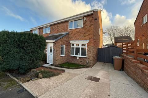 2 bedroom semi-detached house for sale, Muirfield Drive, washington, Washington, Tyne and Wear, NE37 2LS