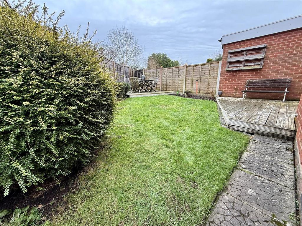 Rear garden
