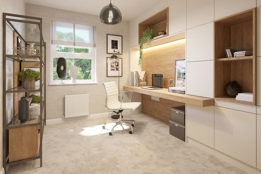 Home office in a Portmore