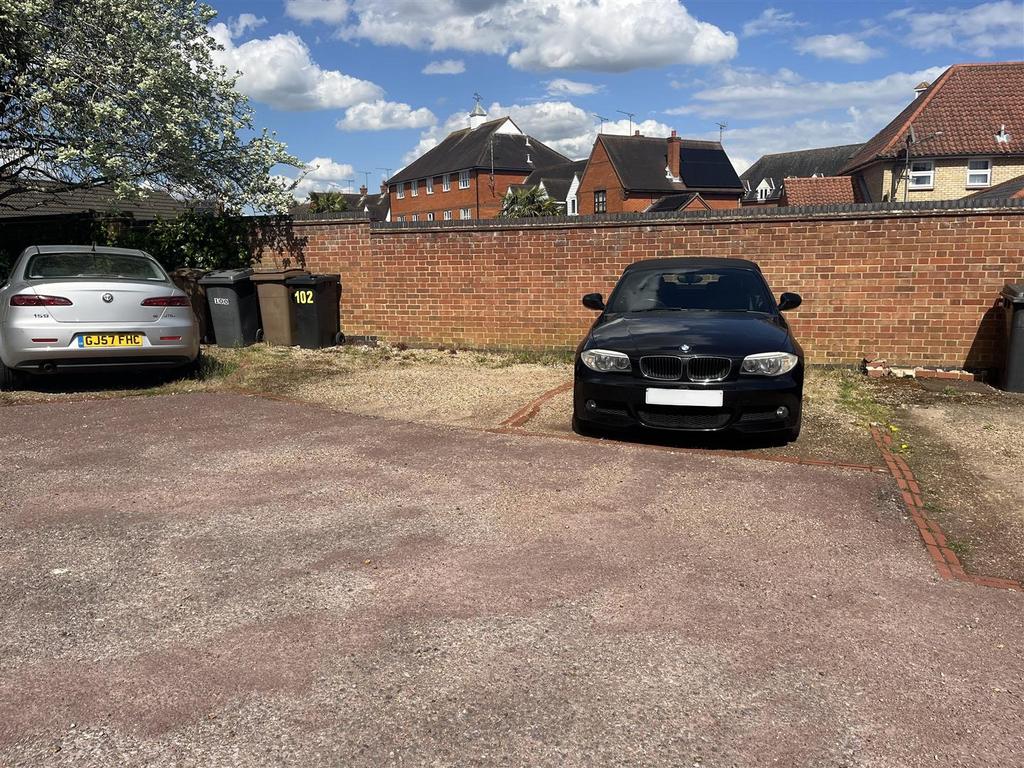 Two parking spaces