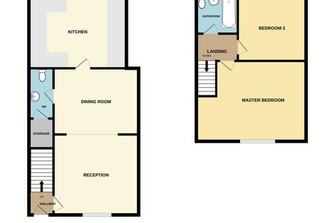 2 bedroom terraced house for sale, Collingwood Street, Coundon, Bishop Auckland, Durham, DL14 8LH