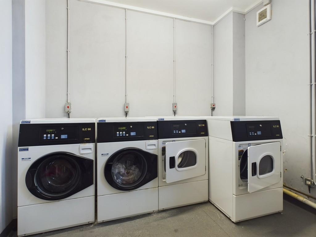 Communal washing machines and dryers