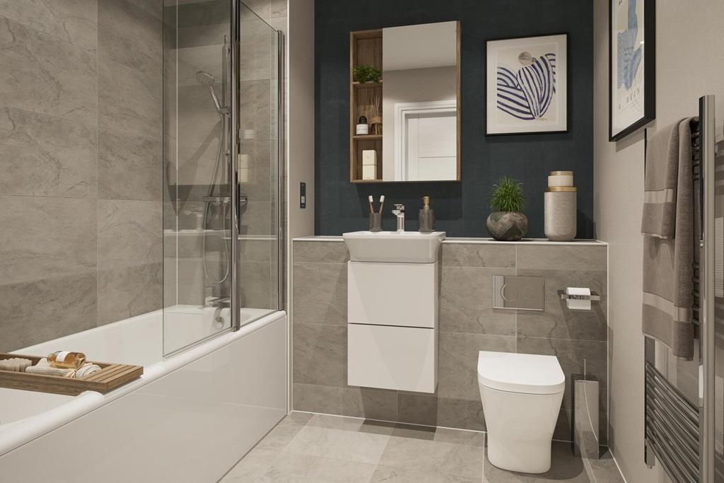 How your bathroom may look in an urban palette