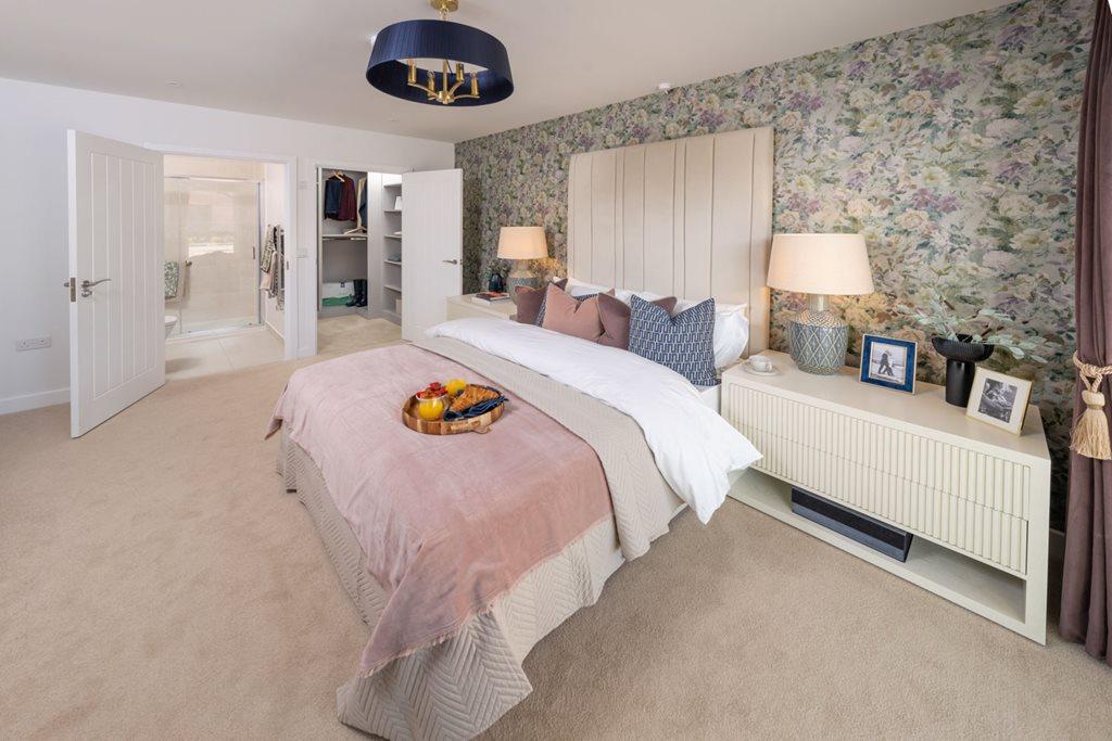 Show home bedroom, also showing ensuite and...