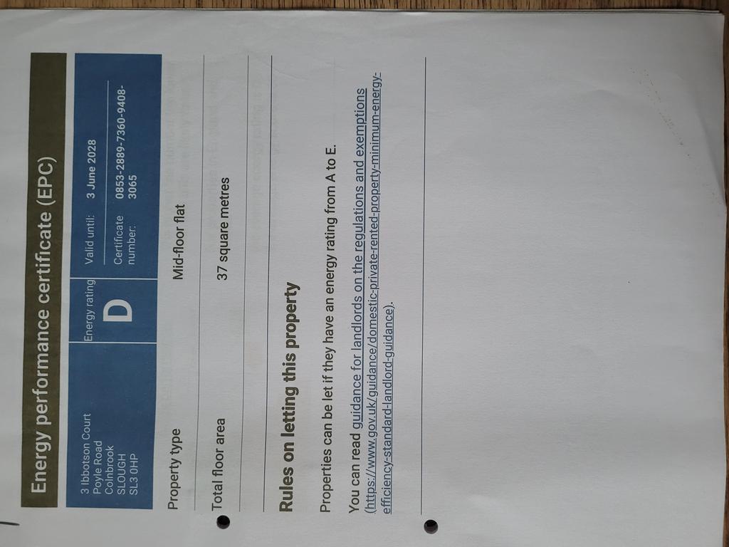 Energy Performance Certificate