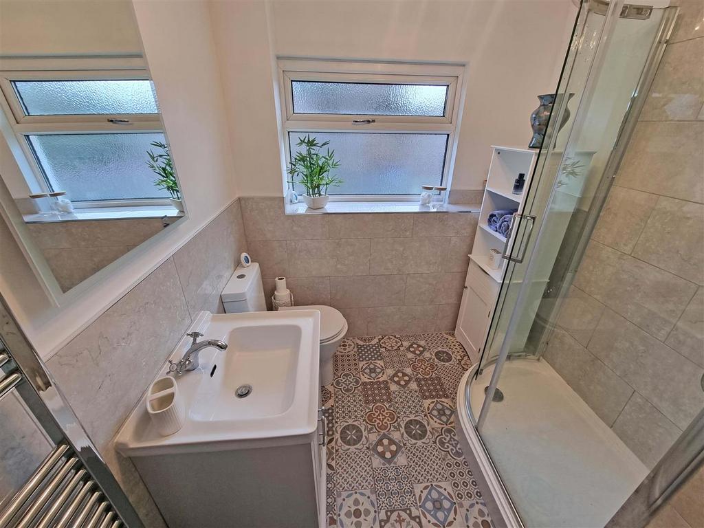 Refitted shower room