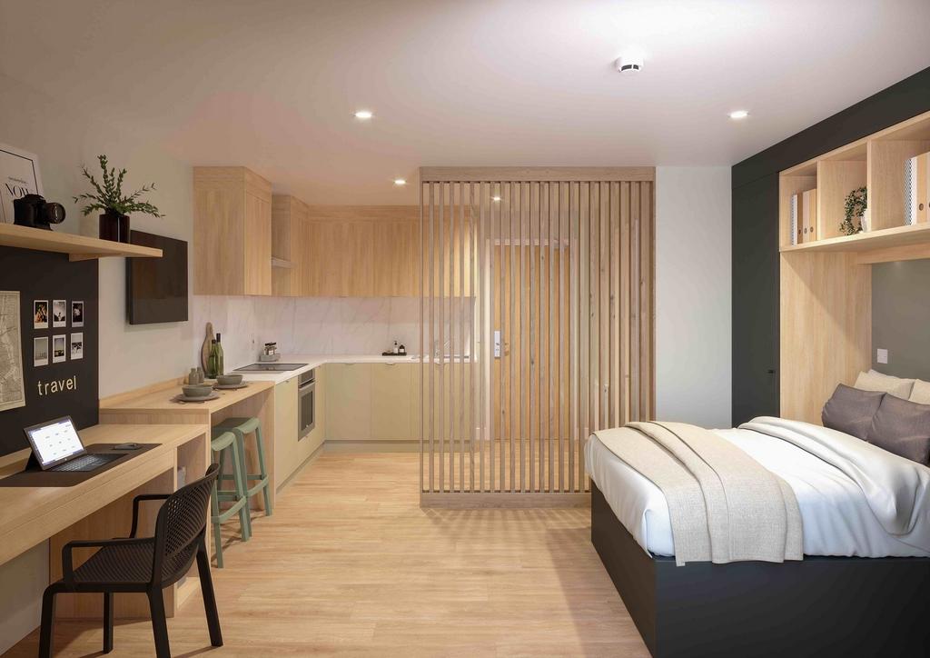 A spacious and stylish large modern living room...