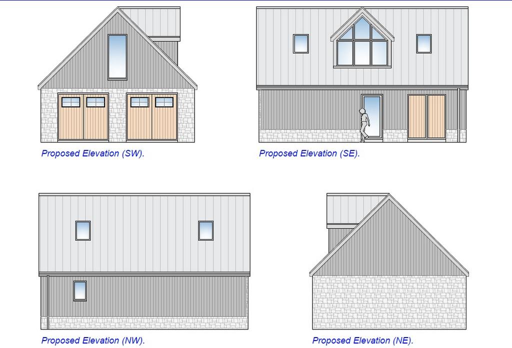 Planning permission for new garage and home office