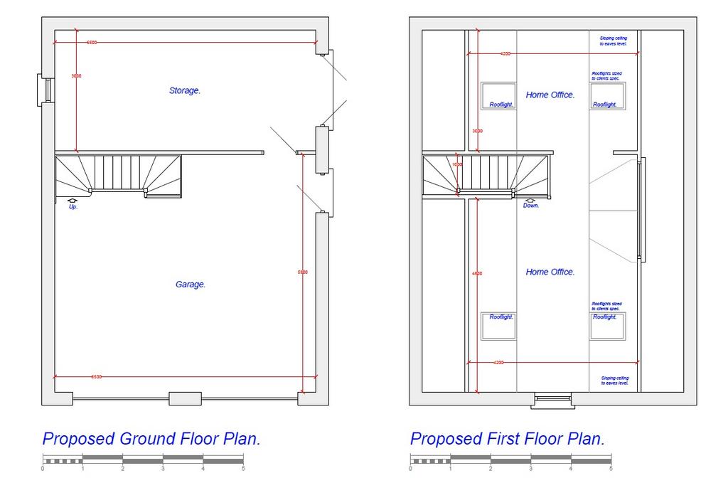 Planning permission for new garage and home office