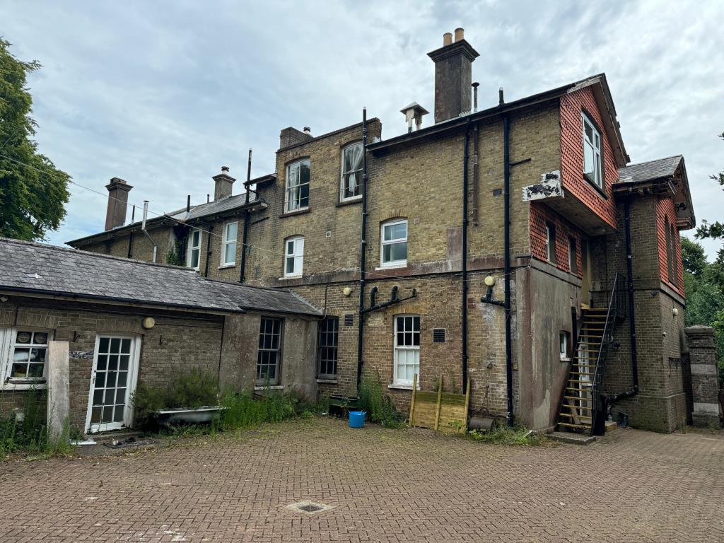 Rear of main building