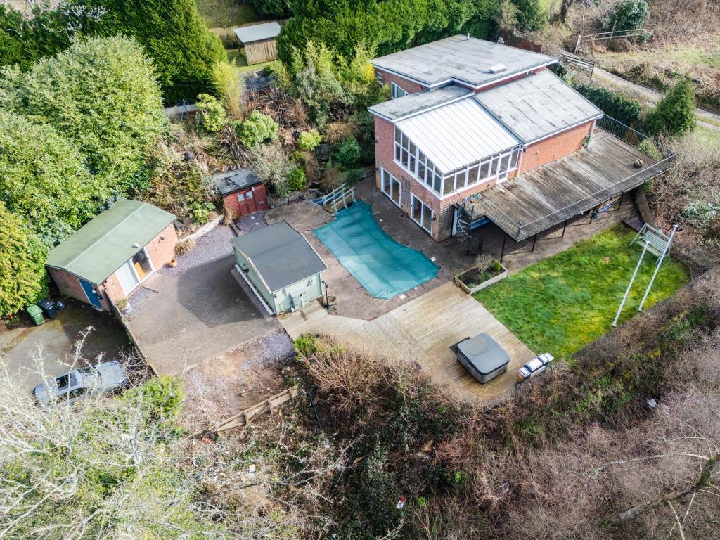 View of detached property showing grounds and swim