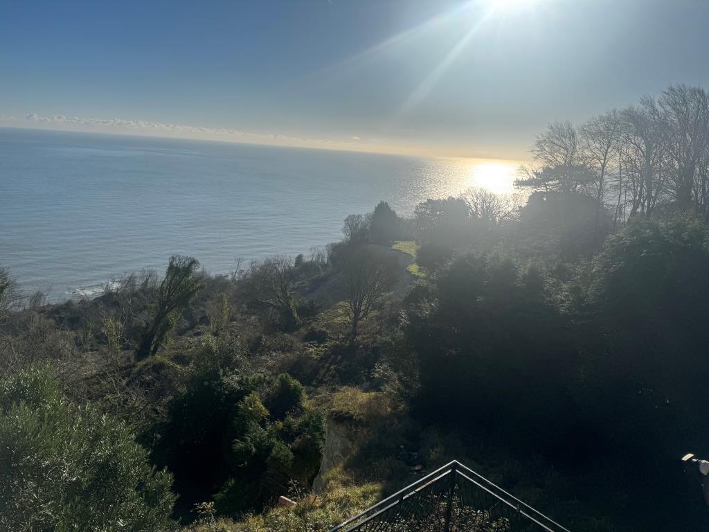 The view from the sun terrace at the rear