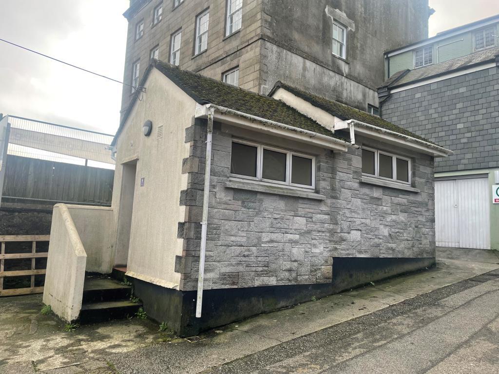 Exterior of toilet block