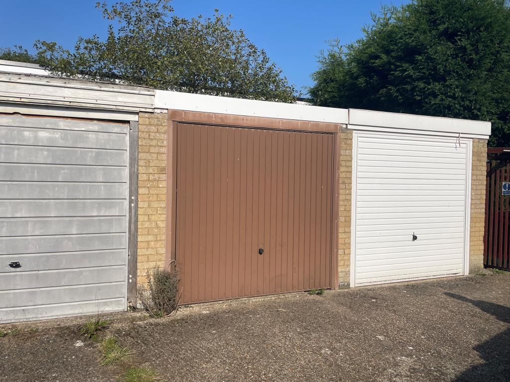 Lock-up garage with up and over door