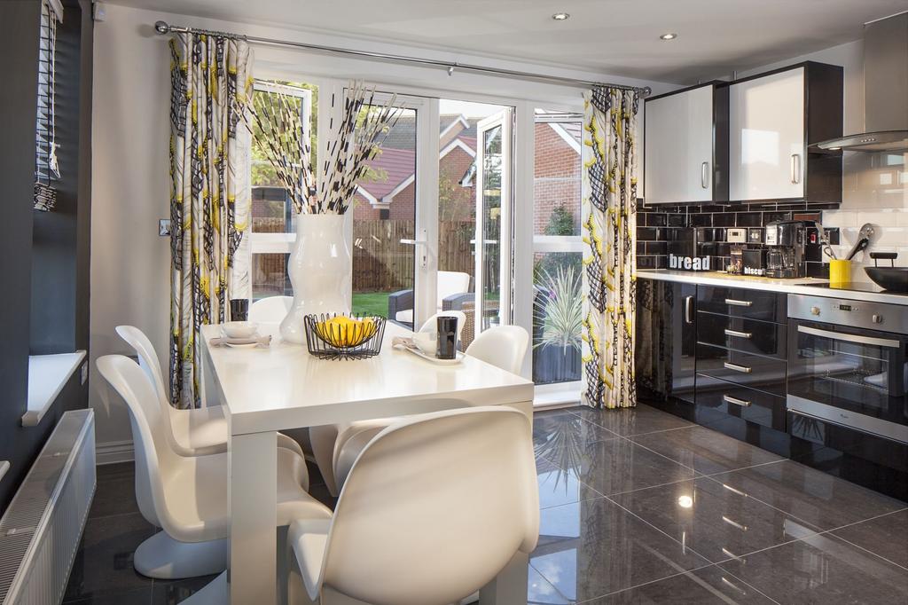 Kitchen with French Doors