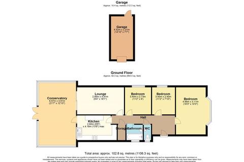 3 bedroom bungalow for sale, Alexandra Road, Great Wakering, Southend-on-Sea, Essex, SS3