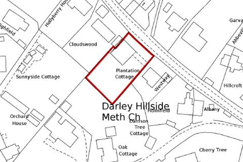 Land for sale, (Plantation Cottage), Hallmoor Road, Matlock, Derbyshire