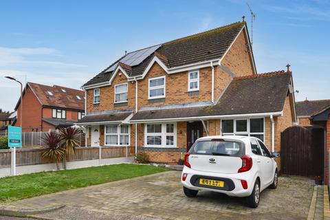 3 bedroom semi-detached house for sale, Woodley Walk, North Shoebury, Shoeburyness, Essex, SS3