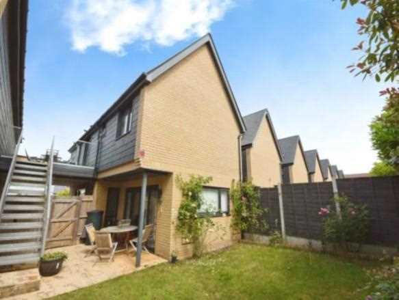 Rear of property