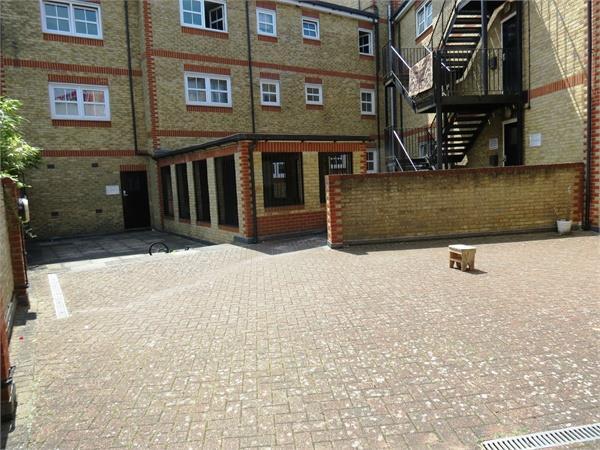 Rear of block