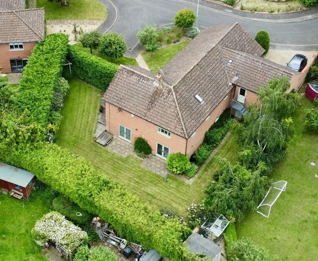 Cropped drone photo