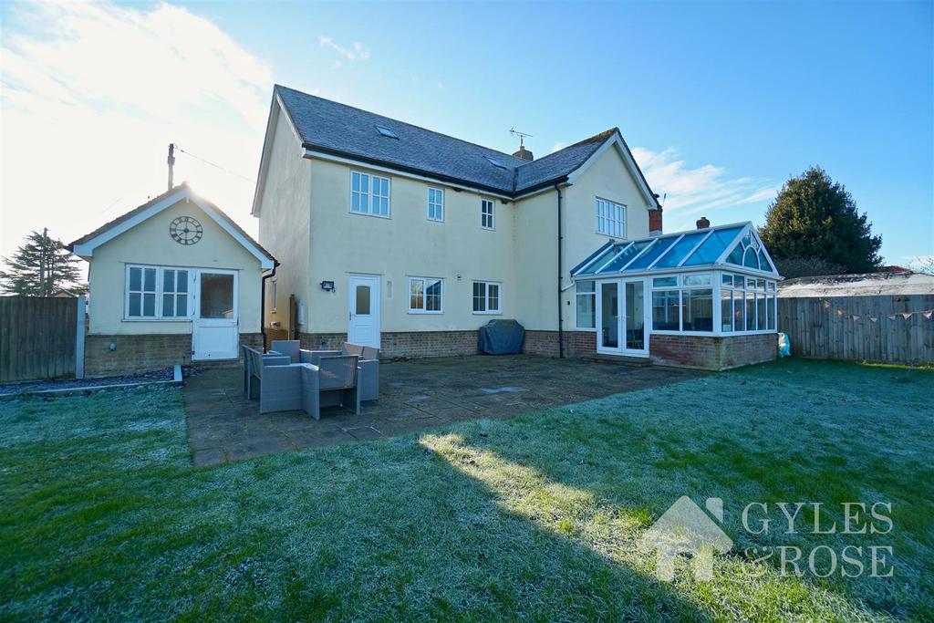 Rear of house