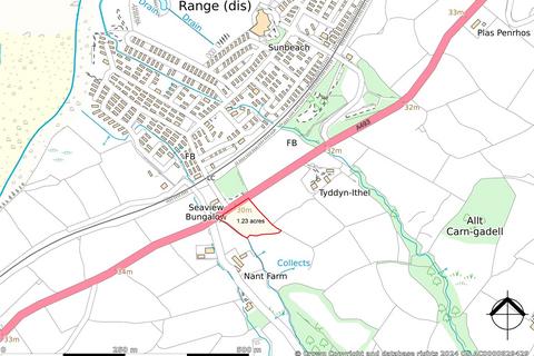 Land for sale, Tyddyn Ithel, Llwyngwril, Gwynedd, LL37