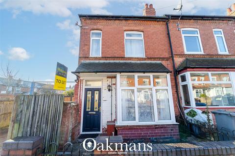 3 bedroom end of terrace house to rent, Milner Road, Birmingham