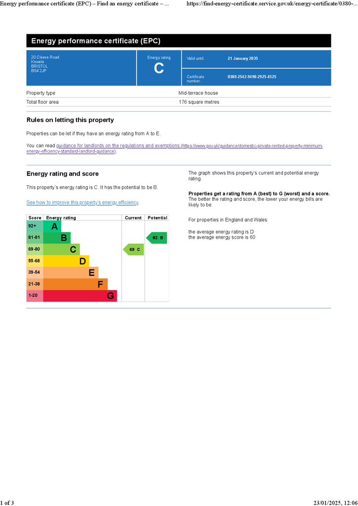 Energy performance certificate (EPC) – Find an ene