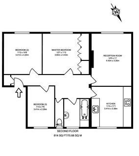 3 bedroom flat for sale, Bromley Lodge, Lynton Road, London, W3