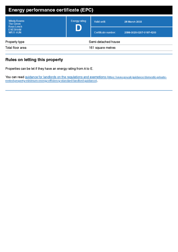 EPC Certificate