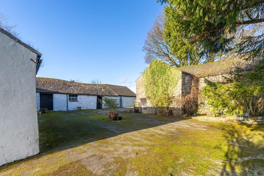 Courtyard and outbuilding