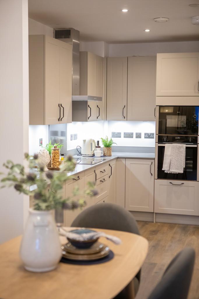 Retirement property chester One Bed Show apt - kit