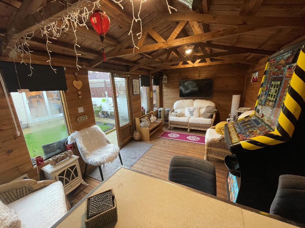 Inside Log Cabin