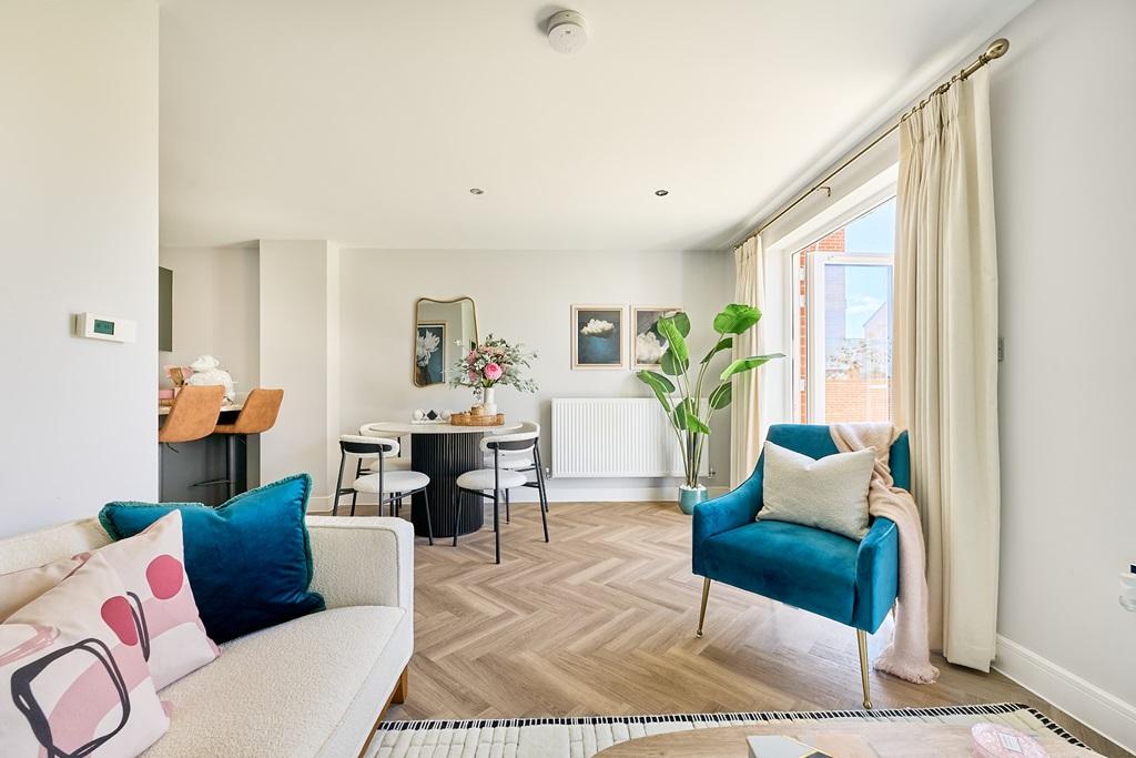 Open plan living/dining area with plenty of...