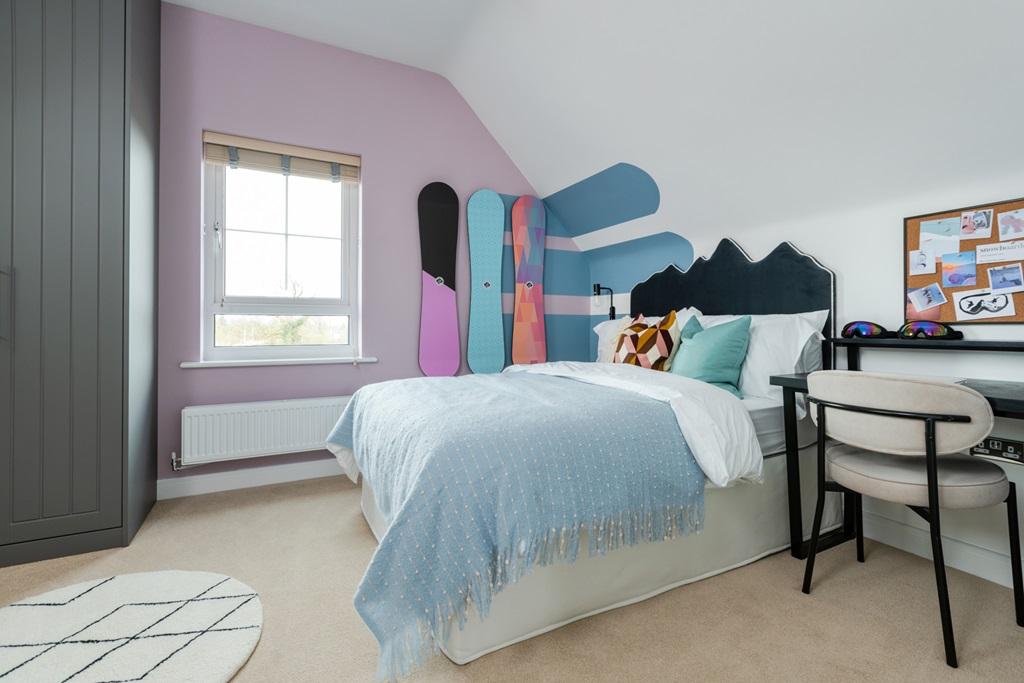 The 3rd bedroom is ideal for teenagers with...